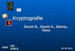 Kryptografie David B., David S., Danny, Timo GY WV 05 e HOME VOR ZÜRÜCK