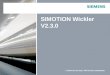 © Siemens AG 2012. Alle Rechte vorbehalten. SIMOTION Wickler V2.3.0