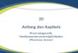 Anfang des Kapitels Pharmakogenetik: Medikamentenunverträglichkeiten (Pharmaco Sensor) 20