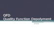 QFD Quality Function Depolyment Hausmann, Huber, Stuxer, Unterberger 1