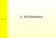 3. Multimedia Kap. 3. 3.1 Definition „Multimedia“ Kap. 3