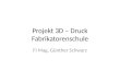 Projekt 3D – Druck Fabrikatorenschule FI Mag. Günther Schwarz