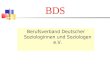 BDS Berufsverband Deutscher Soziologinnen und Soziologen e.V