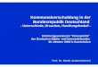 Prof. Dr. Martin Junkernheinrich Kommunalverschuldung in der Bundesrepublik Deutschland - Unterschiede, Ursachen, Handlungsbedarf - Erfahrungsaustausch