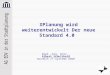 XPlanung wird weiterentwickelt Der neue Standard 4.0 Dipl.-Ing. Univ. Albert Schultheiß euroGIS IT-Systeme GmbH