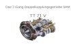 TT 71 V Das 7-Gang Doppelkupplungsgetriebe 0AM. Technische Daten Kupplungssteller Kupplung K1 Kupplung K2