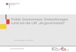 Public Government: Entwicklungen rund um die LIR „de.government“ IPv6-Kongress, Juni 2014
