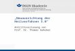 „Neuausrichtung der Heilverfahren 3.0“ Antrittsvorlesung von Prof. Dr. Thomas Auhuber