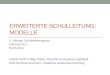 ERWEITERTE SCHULLEITUNG: MODELLE 3. Dillinger Schulleiterkongress Infoshop 05.2 02.05.2014 OStDin Edith Philipp-Rasch, Reuchlin-Gymnasium Ingolstadt RSD