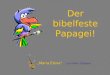 Der bibelfeste Papagei! „Maria Elena“ Los Indios Tabajana