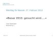 Werktag für Basare: 27. Februar 2013 «Basar 2013: gesucht wird.....» Vreni Burkhard Workshop 1 28.03.2015Reformierte Kirche Kanton Zürich1