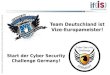 Norbert Pohlmann, pohlmann@internet-sicherheit.de, Institut für Internet Sicherheit - if(is), Westfälische Hochschule Team Deutschland ist Vize-Europameister!