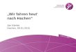 „Wir fahren heut‘ nach Hachen“ Jan Klenke Hachen, 09.01.2015