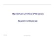 14.04.2008 Autor: Manfred Kricke Rational Unified Process Manfred Kricke