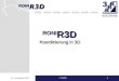 RONI R3D 3. April 2015 RONI R3D1 Koordinierung in 3D