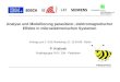 Analyse und Modellierung parasitärer, elektromagnetischer Effekte in mikroelektronischen Systemen Vortrag zum 2. SSE-Workshop 12.-13.04.99 - Berlin P