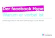 facebook - Der Hype ist 2013 vorbei