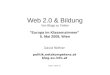 Web 2.0 & Bildung