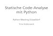 Statische Code-Analyse mit Python