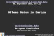 Offene Daten in Europa