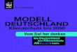 "Modell Deutschland" - Flyer zur Studie