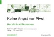 XING LearningZ: Keine angst vor pivot