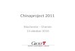 Chinaproject 2011 Biochemie – Chemie 13 oktober 2010