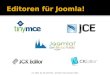 Editoren für Joomla! TinyMCE und JCE