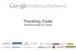 Google Analytics Konferenz 2012: Holger Tempel, webalytics: Advanced Google Analytics Tracking Code