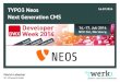 TYPO3 Neos - Next Generation CMS - DWX 2014