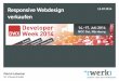 Responsive Web Design verkaufen - Developer Week DWX 2014