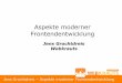 A Tag 2009 -  Aspekte Moderne Webentwicklung