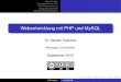 Webentwicklung mit PHP und MySQL