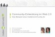 Community-Entwicklung im Web 2.0