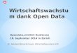 Wirtschaftswachstum dank Open Data - Opendata.ch/2014 Konferenz, 2014 in Zürich