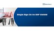 Single Sign On im SAP Umfeld