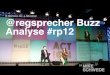 Social Media Buzz Analys@regsprecher #rp12