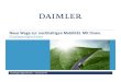 Einstiegsmöglichkeiten bei Daimler