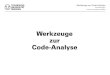 Werkzeuge Zur Code-Analyse - Presentation