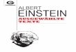 Einstein, Albert - Ausgewaehlte Texte
