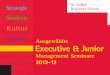 Executive- und Junior Programme 2012 2013