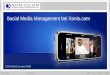 Social Media Management bei Xonio.com