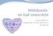 Webinar WebQquests