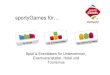 sportyGames Event Ideen für Firmen, Schulen, Vereine und Hotels