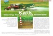 Kalk, wichtig für Acker und Grünland (Futterwiesen) ÖAG  2002