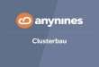 Vorlesung - Cloud infrastrukturen - Clusterbau