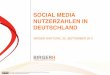 10/2011 - Social Media Nutzerzahlen in Deutschland