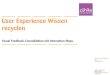 User experience-wissen recyclen mensch+computer 2012