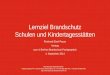 Rinhard Eberl-Pacan: Lernziel Brandschutz - Brandschutz in Kindertagesstätten und Schulen