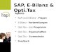 E-Bilanz mit Opti.Tax lösen